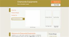 Desktop Screenshot of chamundaequipment.com