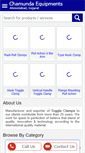 Mobile Screenshot of chamundaequipment.com